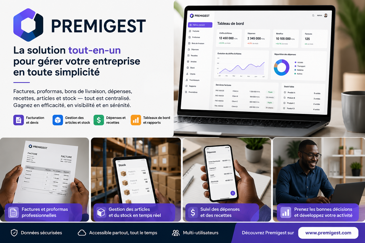 Portrait Startup : Premigest, la startup togolaise qui simplifie la gestion des entreprises